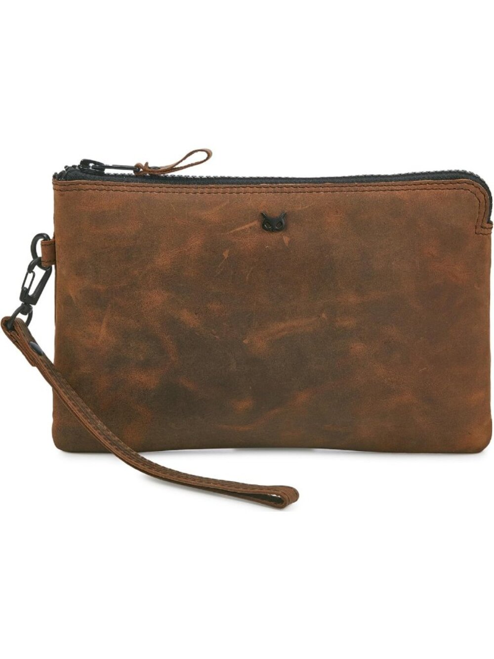 Stylish Leather Wristlet Wallet Clutch for Women with Cell Phone Slot & Card